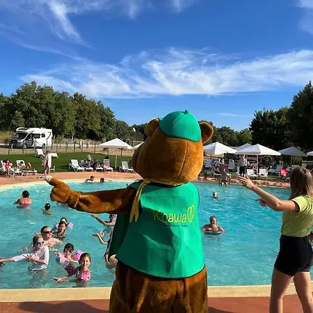 キャンプ場 Camping Les Cigales ロカマドゥール